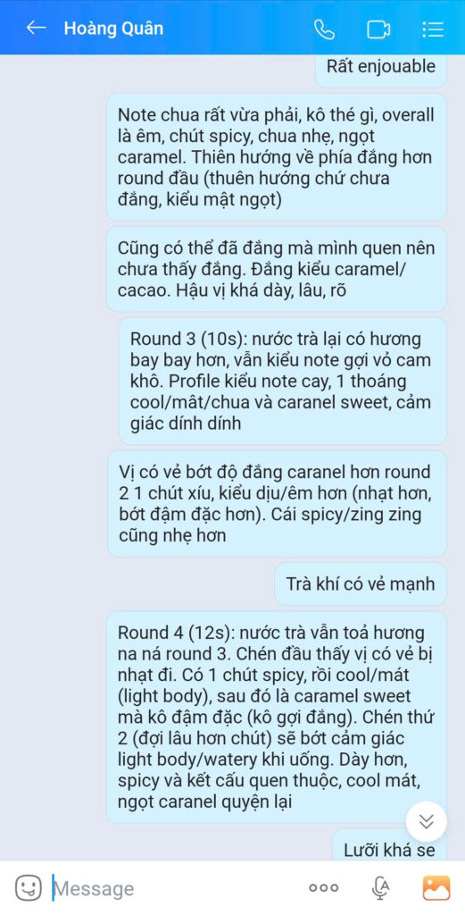 ví dụ cách thưởng trà cho người mới